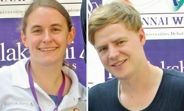 Marietta Gadeke and Tomas Beerthus. Marietta Gadeke and Tomas Beerthus.